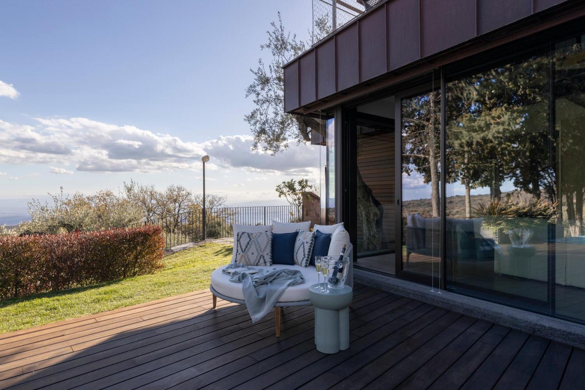 Scialaj Villa Di Lusso Sull'Etna Con Piscina E Vista Mare Ragalna Εξωτερικό φωτογραφία