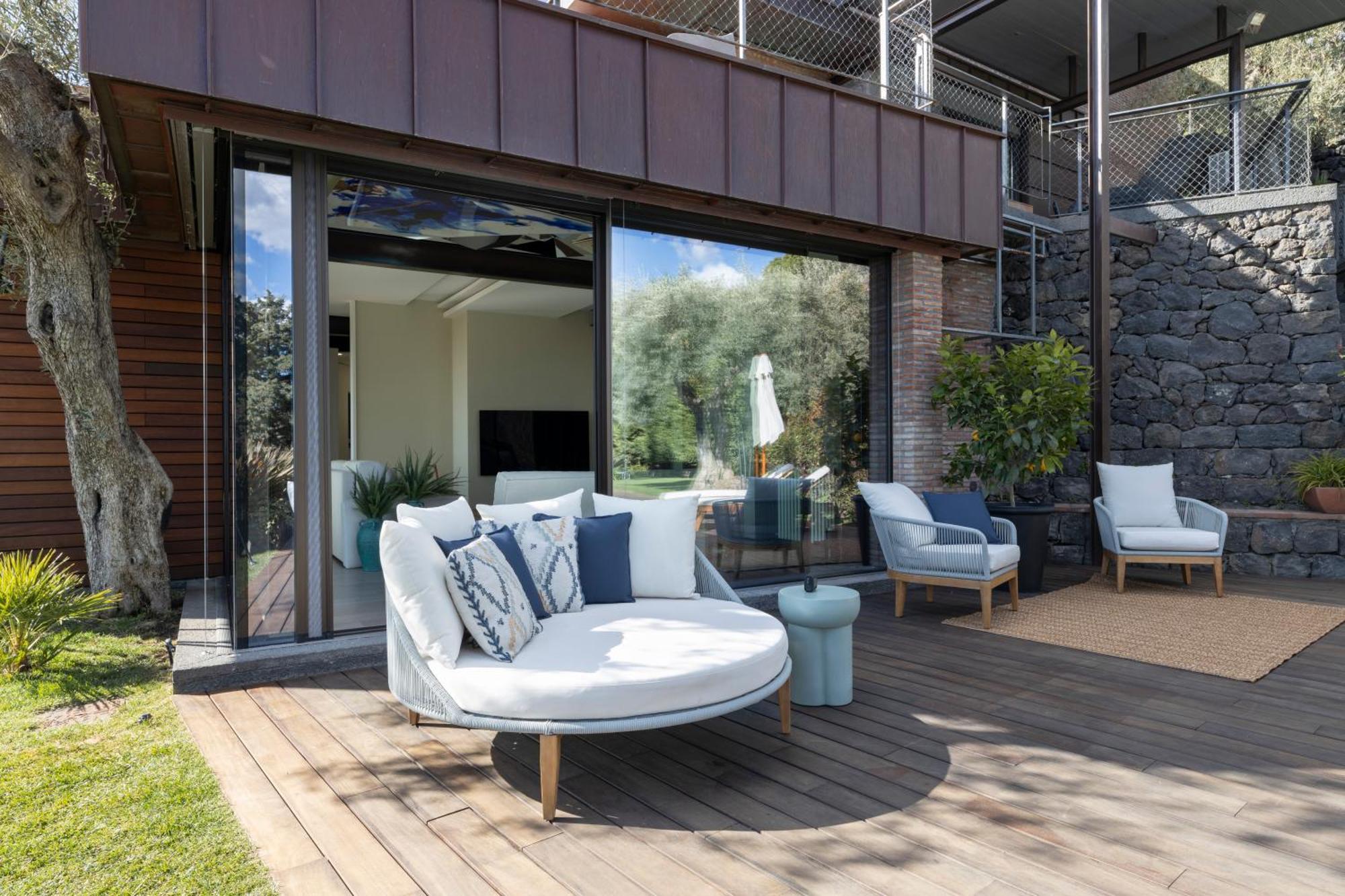 Scialaj Villa Di Lusso Sull'Etna Con Piscina E Vista Mare Ragalna Εξωτερικό φωτογραφία