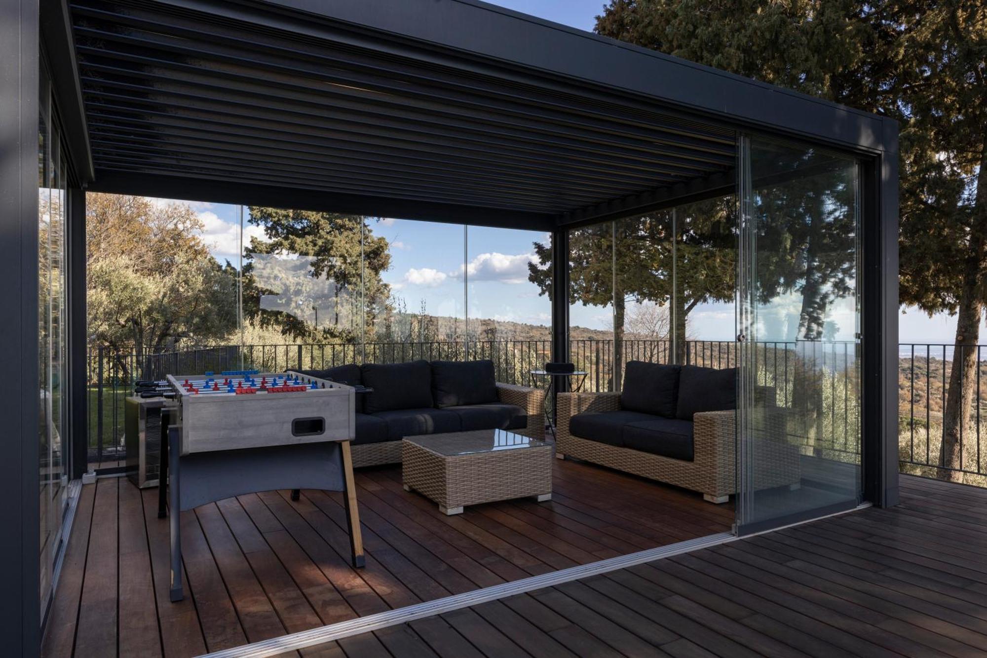 Scialaj Villa Di Lusso Sull'Etna Con Piscina E Vista Mare Ragalna Εξωτερικό φωτογραφία