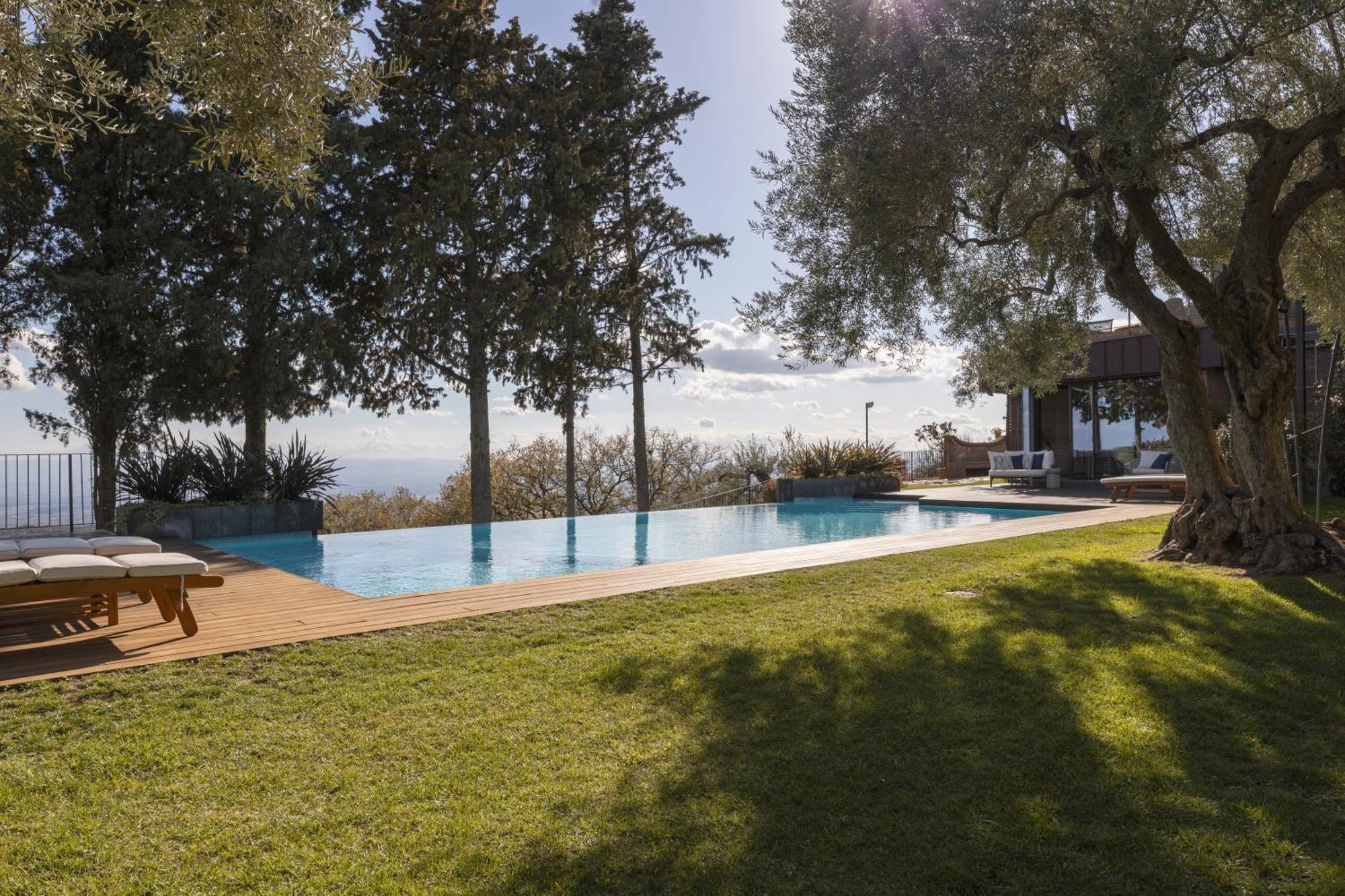 Scialaj Villa Di Lusso Sull'Etna Con Piscina E Vista Mare Ragalna Εξωτερικό φωτογραφία